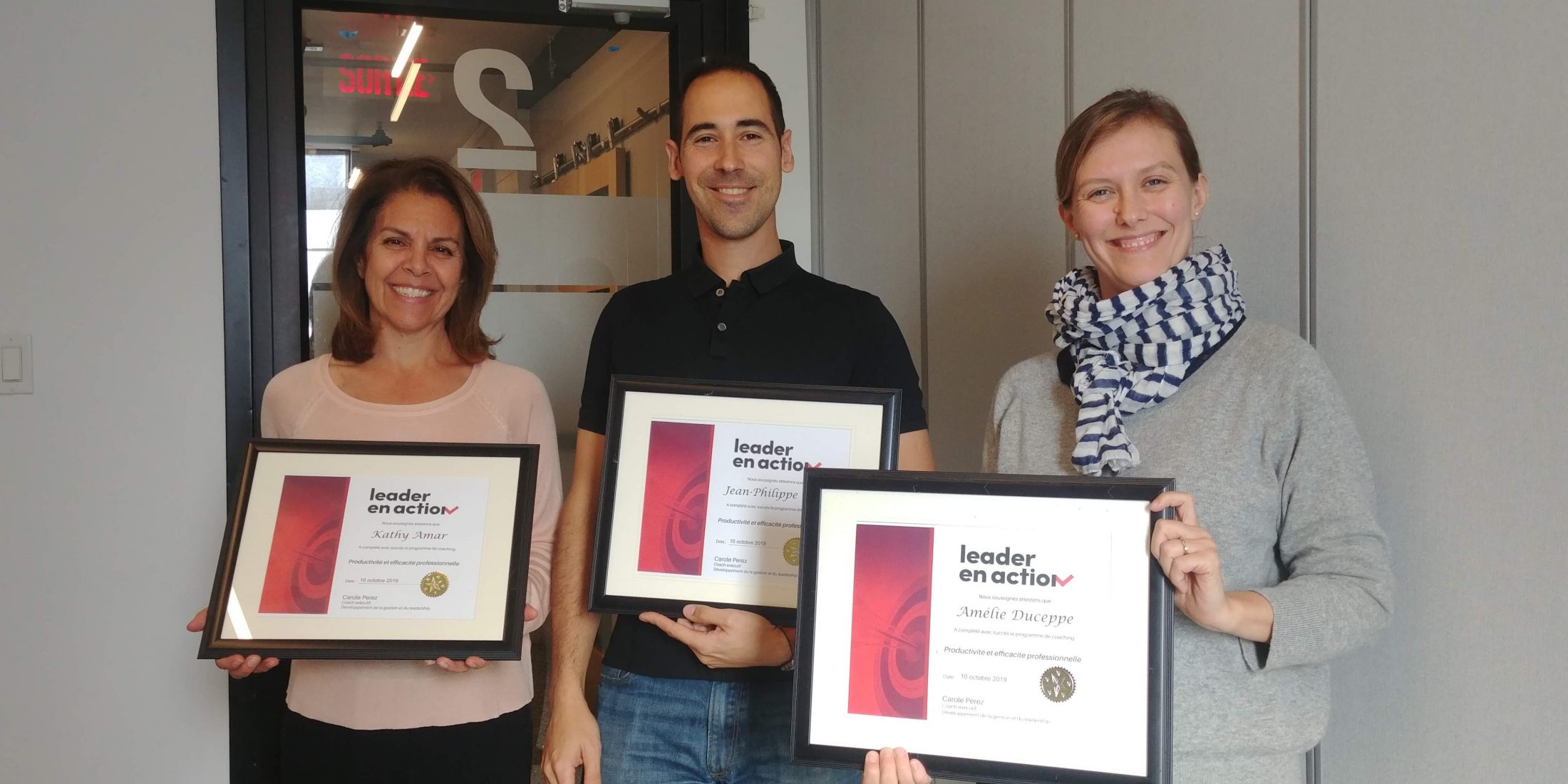 "Productivité professionnelle et efficacité personnelle" graduation d'une cohorte